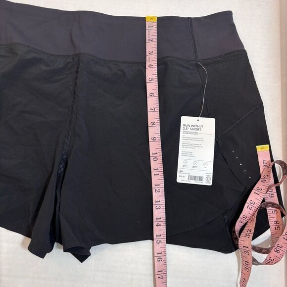 Athleta Run With It 3.5" Short NEW with tags 2X Black - Picture 12 of 13